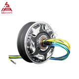 QSMOTOR New QS268 3000W12*3.0inch V5 72V 130kph Hot Sale BLDC Hub Motor for Electric Motorcycle