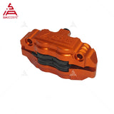 Adelin ADL-14 Hydraulic Brake Calipers Universal 4 Pistons CNC Aluminum Alloy for Motorcycle Brake Calipers