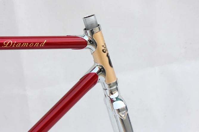 Vintage Bike Frame/Fork Retro Bicycle Reynolds Pipe 525/725/853 Frame Bicycle Accessories Custom frame columbus pipe frame