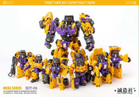 New Transformation Toys Robot Master Made SDT-09 SDT09 Demolisher Devastator Full Set 5 in 1 Yellow Version Figure in stock