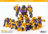 New Transformation Toys Robot Master Made SDT-09 SDT09 Demolisher Devastator Full Set 5 in 1 Yellow Version Figure in stock
