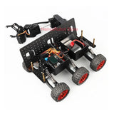 6WD PS2 Model Airplane Remote Control Off-road Shock Absorber Robot Car Robotic Arm Intelligent Car Chassis For Arduino
