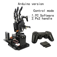 STEM For Arduino STM32 Bionic Robot Palm Hand Manipulator Open Source Code 5 Hands Educational Kit with Ps2/Somatosensory Gloves