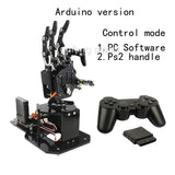 STEM For Arduino STM32 Bionic Robot Palm Hand Manipulator Open Source Code 5 Hands Educational Kit with Ps2/Somatosensory Gloves