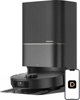 X40 Ultra Robotic Vacuum with Removable & Liftable Mop, 12,000Pa Suction, Side Brush Extensive Cleaning, 158°F Mop & Wash