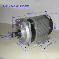 48V-72V Electric Brushless Mid Motor 1000W-2200W Controller Electric Tricycle Car Light Electric Four-Wheeled Vehicle Engine