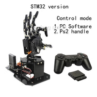 STEM For Arduino STM32 Bionic Robot Palm Hand Manipulator Open Source Code 5 Hands Educational Kit with Ps2/Somatosensory Gloves
