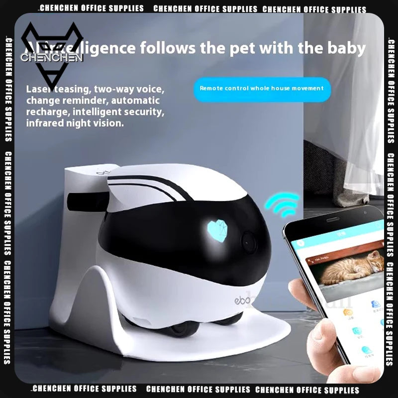 Enabot Ebo Air Ebo Se Intelligent Robot Remote Monitoring Robot Wireless Camera Pet Companion Robot Realtime Control Home Camera