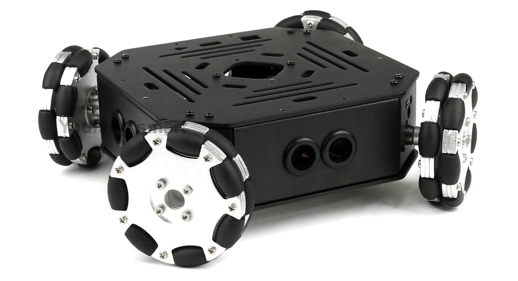 4WD Robot Car Chassis With Omni Wheel Support Obstacle Avoidance RC Car for Arduino Robot DIY Kit Ps2 Programmmable Robot Kit
