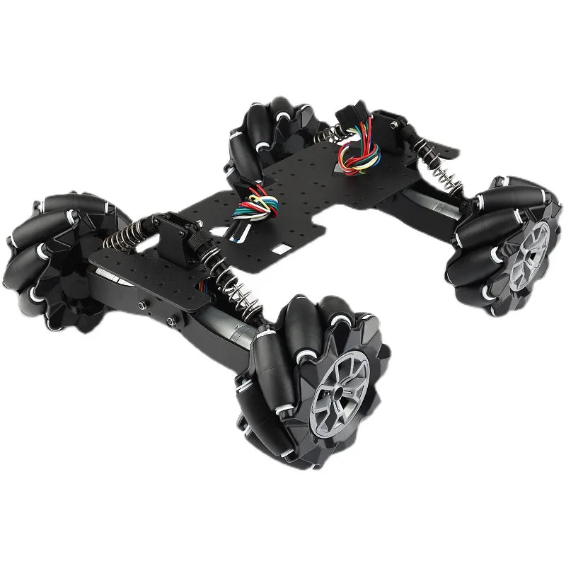 Omnidirectional Mecanum Wheel RC Robot Car Adjustable Suspension Chassis for Arduino Robot DIY Kit to Ps2 UNO Programmable Kit