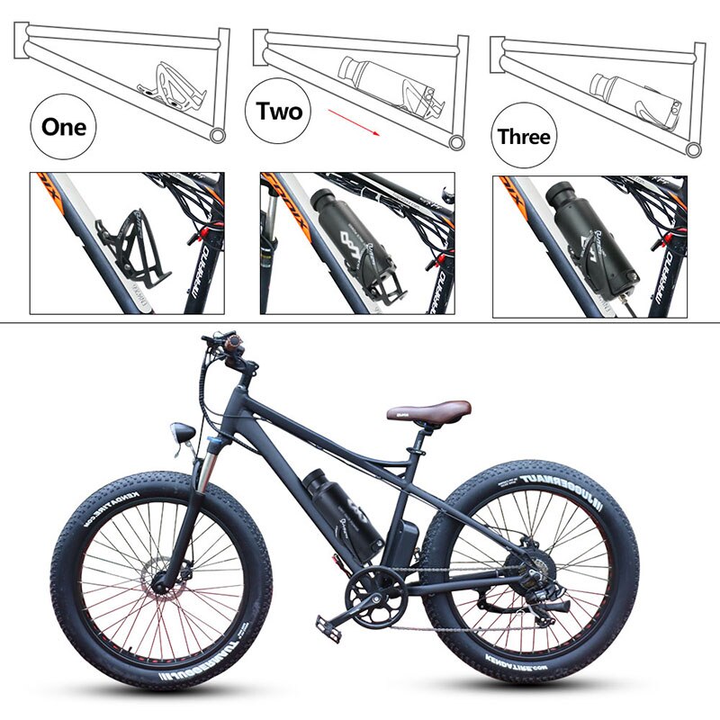 Samsung Ebike Bottle Battery - Small Mini E-bike Bicycle Battery 36V 10.5AH G30 Sanyo Cell with USB for 250W 500W Motor