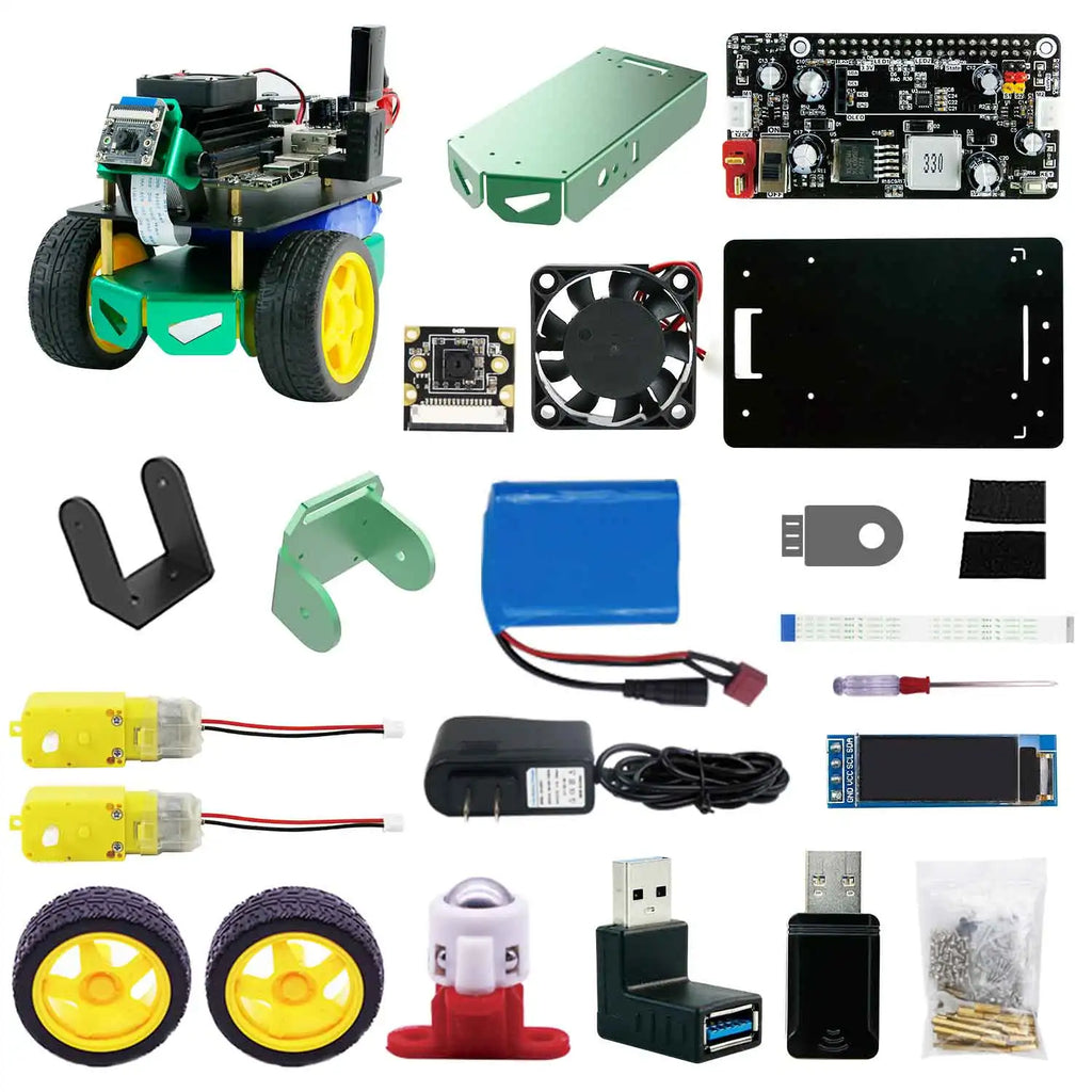 Jetbot MINI AI Visual Car Educational ROS Robot Kit Adopt OpenCV and Python3 Programming Support Autopilot Color Recognition