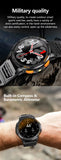 Gaines Men Smart Watch K67 LED Flashlight Amoled Compass Barometric Altimeter Outdoor Sports Montion Fitness Tracker BT Call Smart Watch