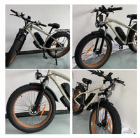 Zeegr F1 single l000w Electric Bike  Fat Tire electric bicycle full suspension Ebike With 48v16ah Lithium Battery electric bike