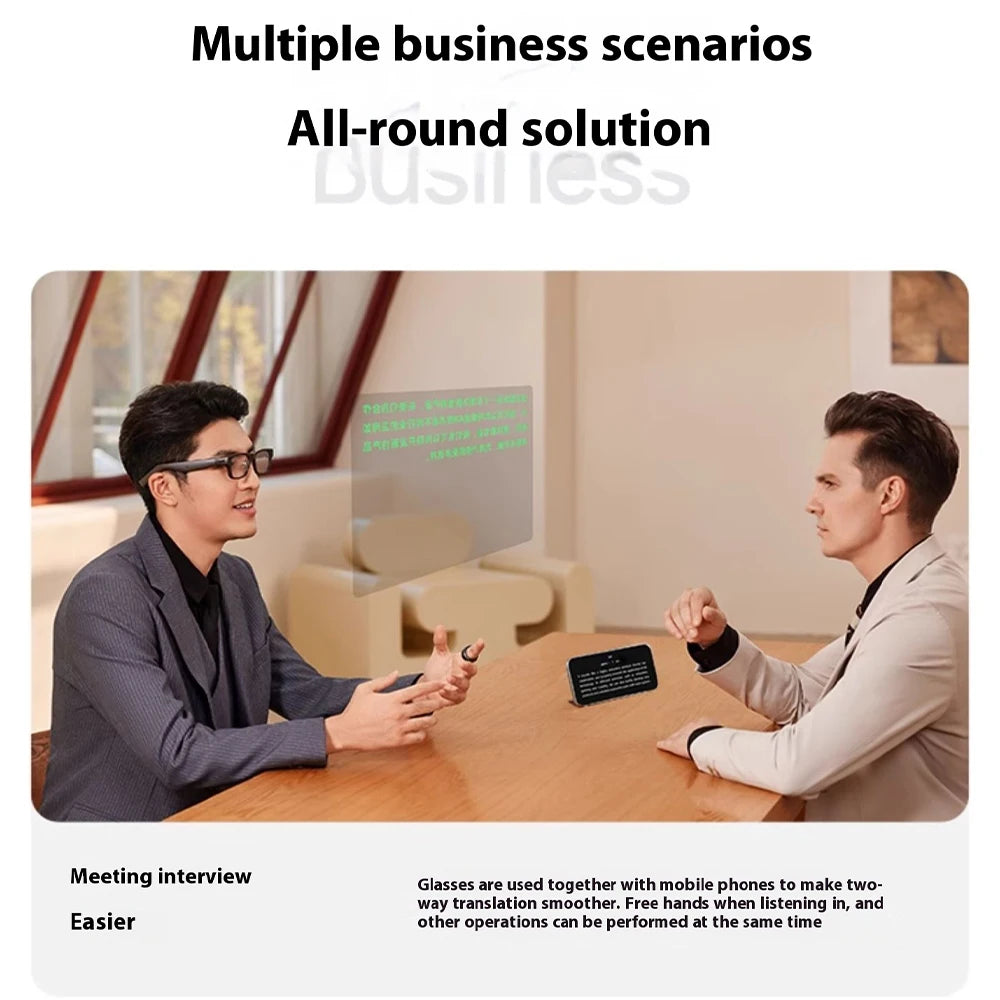 New INMO Go2 Smart AR Glasses Wireless AI Assistant Glasses Music/Call/Translation/Teleprompter/Navigation/Bluetooth Audio