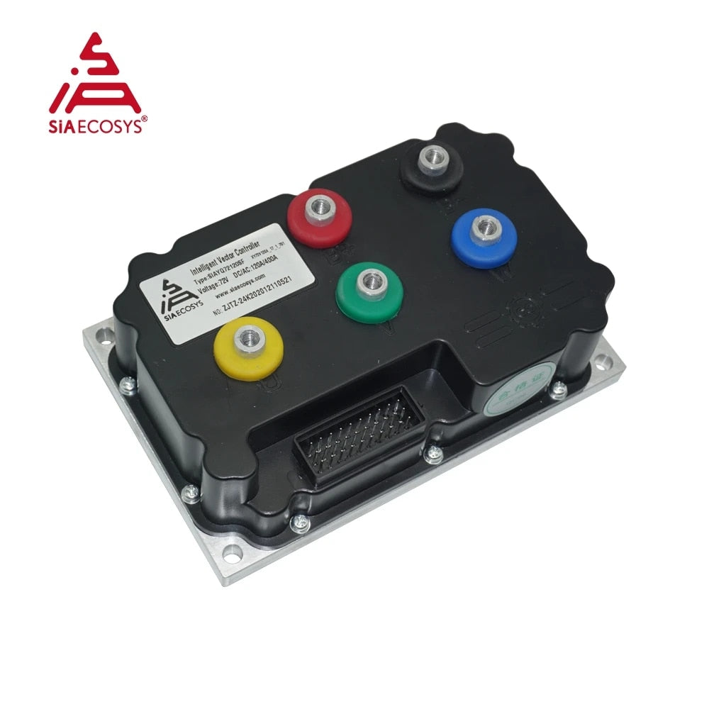 QSMOTOR/SIAECOSYS 16X2.75inch 260 V1.4 4000W 50H Motor with SIAYQ72120 Controller Electric Motorcycle BLDC Wheel Hub Motor