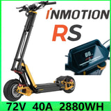 INMOTION RS Electric Scooter 20S8P 72V 40A 2880Wh Transforming E-scooter 11inch 2880Wh IP67 Hydraulic Skateboard