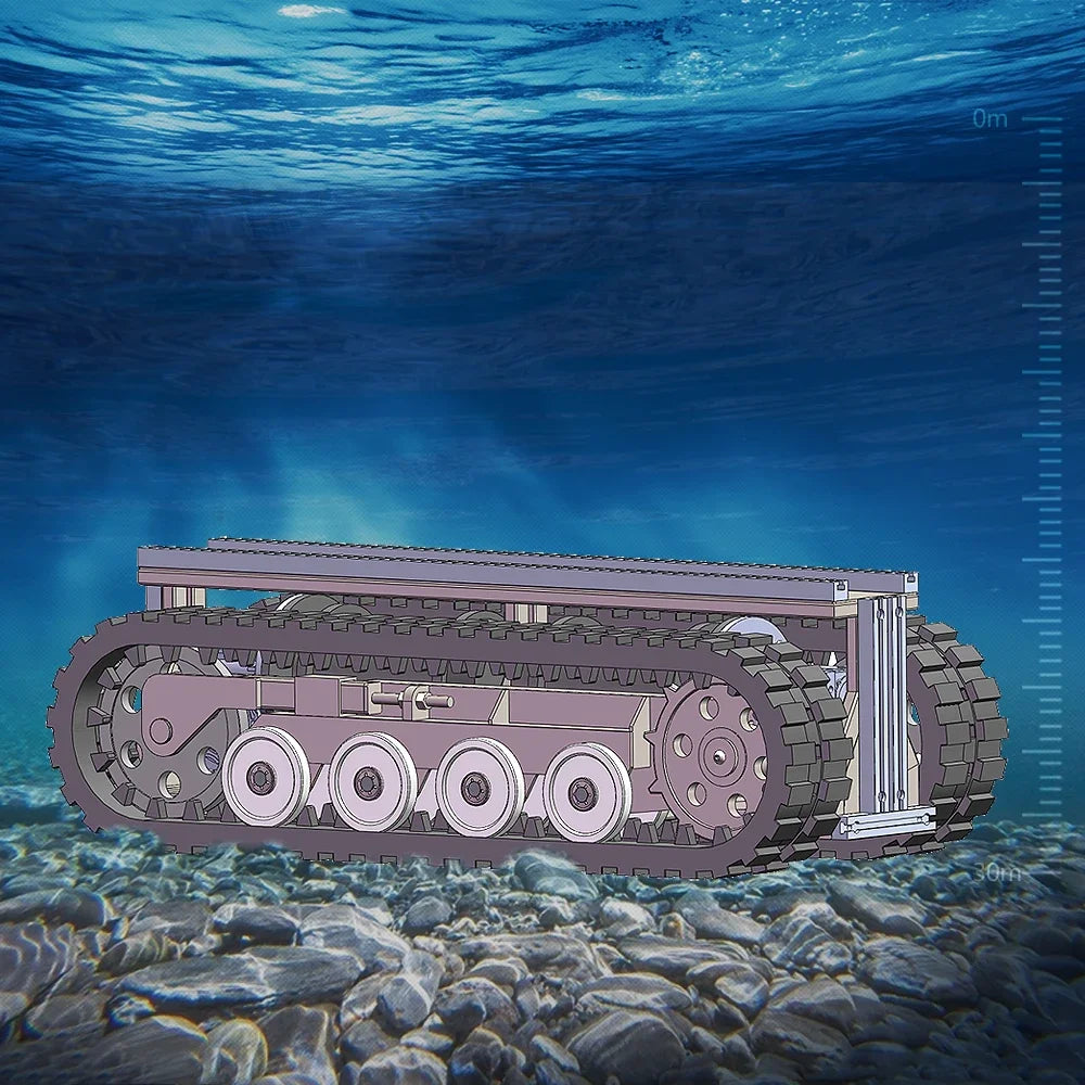 Waterproof IP68 drainage pipeline inspection robot chassis AVA-P6 pipe unclogging robot machine with 30m underwater depth
