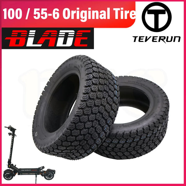 TEVERUN Fighter 10 Original Tire Fighter Ten 100/55-6 Tire Fighter 10+ Outer Tyre Fighter Ten+ Scooter Out Tire Scooter Parts