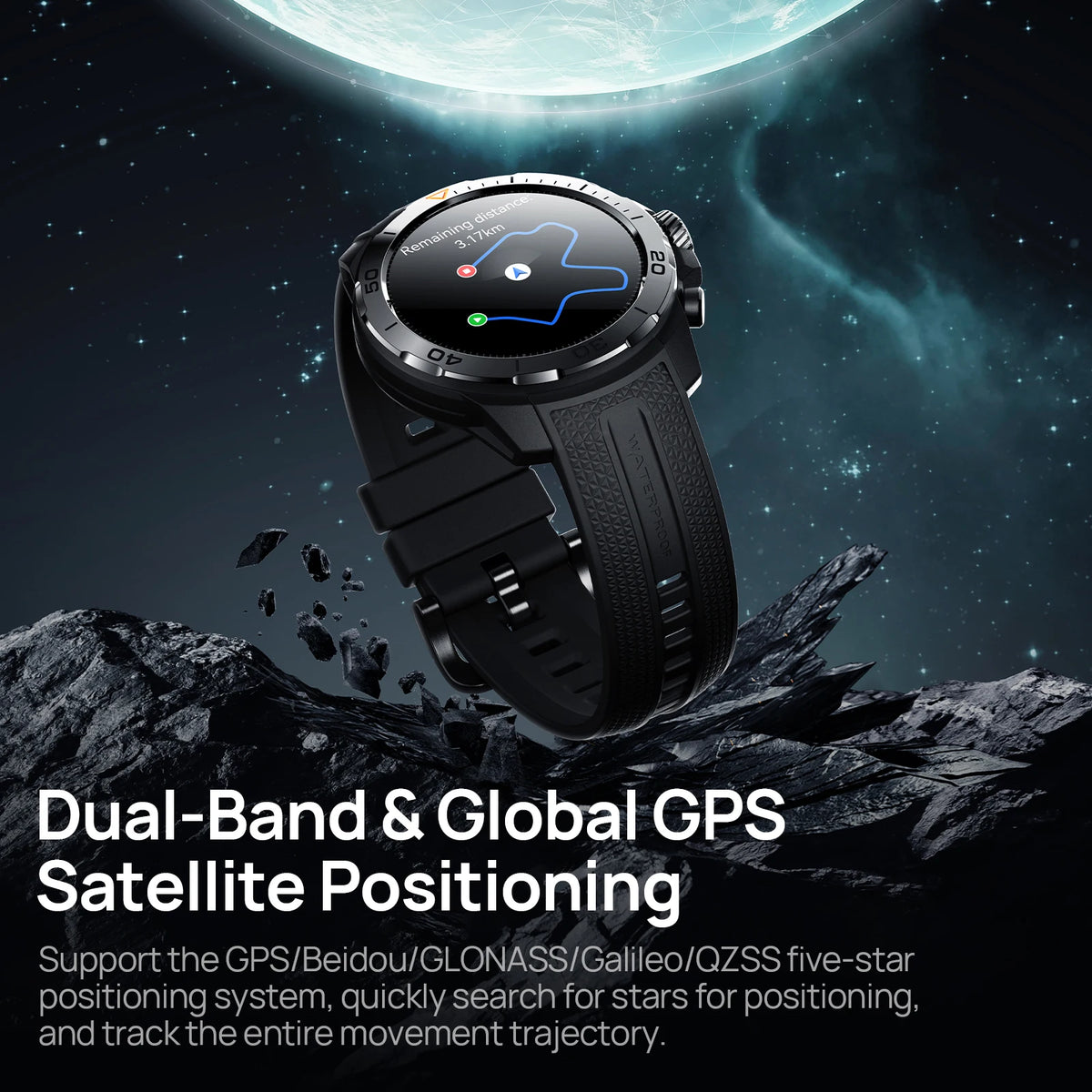 Mibro GS Explorer Smartwatch Rugged Military Grade UHD Screen Altimeter Barometer Compass GPS 10ATM Sports Smart Watch for Men