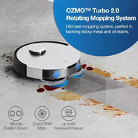 ECOVACS DEEBOT X1 Turbo Robot Vacuum and Mop Combo with Auto-Cleaning Station, 5000Pa, Robot Vacuum Cleaner with Upgraded Laser