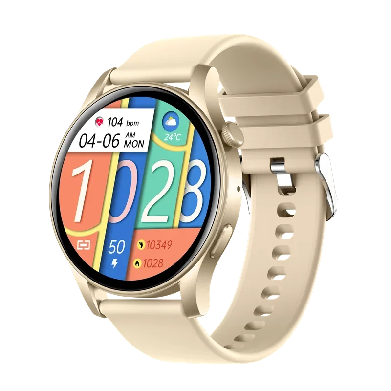 Gaines KC88 Smart Watch 1.43inch AMOLED HD Screen BT Call AI Voice Assistant Heart Rate 100+ Sport Fitness Tracker Men Women Smart Watch