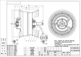 US Warehouse! QS Motor 10x7.5inch 212 2000W Hub moto BLDC Brushless Electric Car Hub Motor