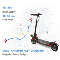 Two Wheels 1600W Dual Motor Electri Scooters Fast 45km/h Speed Delivery 10 Inch Off Road Adults Mobility Scooter Free Shipping