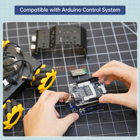 Arduino Smart Car Miniauto Omnidirectional Microphone Wheel AI Visual Recognition Tracking UNO Programming Robot