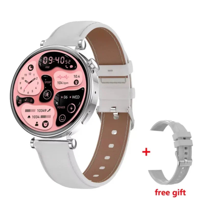 Smartwatch HK41 Ladies 1.32-inch Amoled screen Bluetooth Call AI Voice Exercise Fitness Tracker Health Monitoring Stylish Ladies
