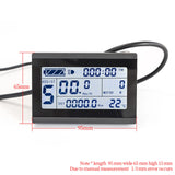 E Bicycle Parts For KT Controller Electric Bicycle Display KT LCD Meter LCD3 24V 36V 48V Ebike Panel Waterproof