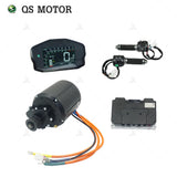 QSMOTOR QS138 90H V3 4000W Liquid Cooled Mid Drive Motor Kits with Fardriver ND72680 Programmable Controller 72V 350A for E-Mot