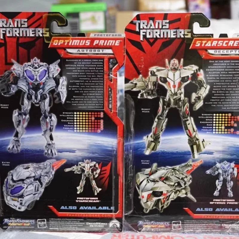 In Stock Transformers 2007 Movie Japan C3 Limited Transparent Meteorite Optimus Prime Red Spider Transformer Robot Toy Gift