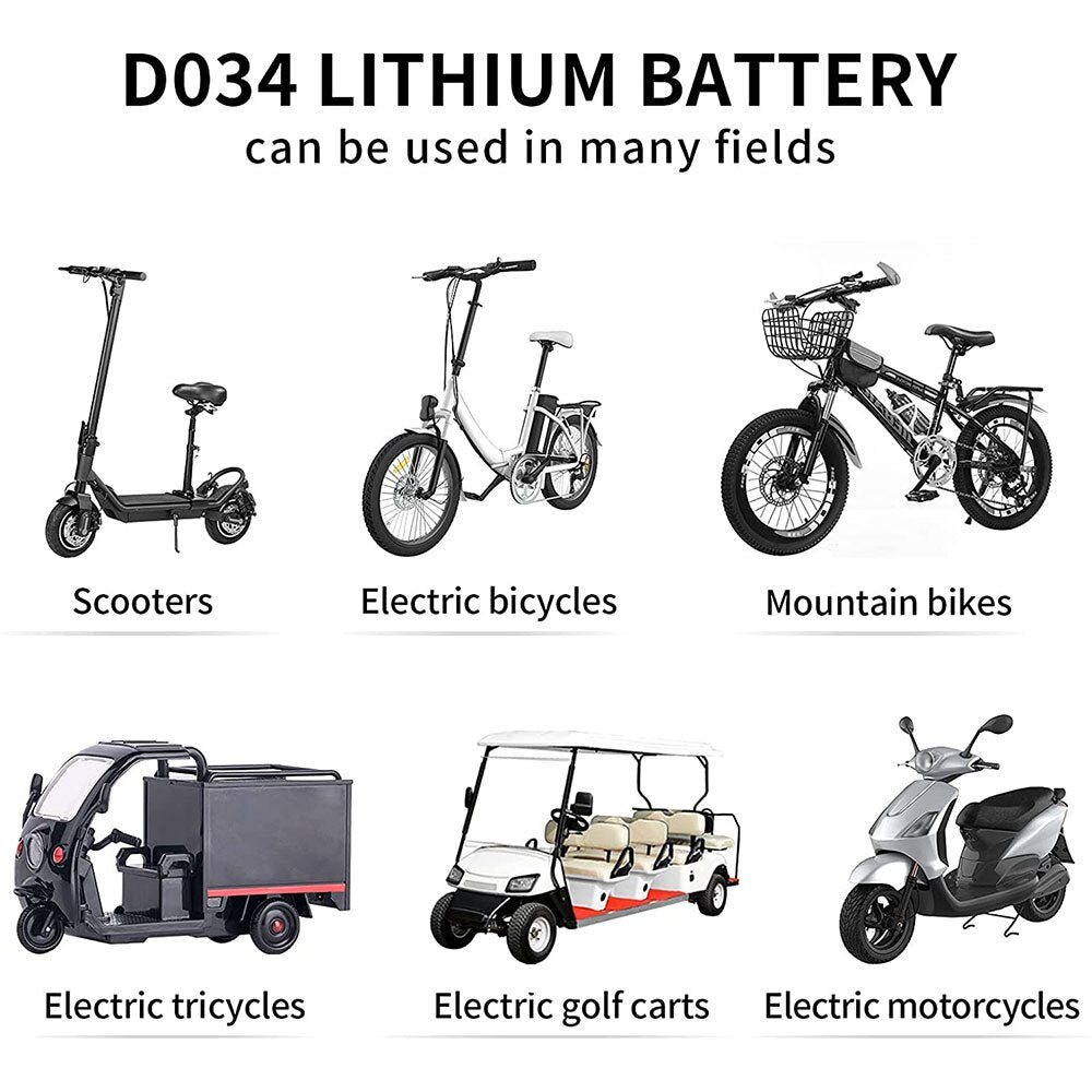 Ebike Battery Pack - 36V-72V, 20Ah-40Ah, 500W-6000W for Electric Bicycles and Scooters Battery