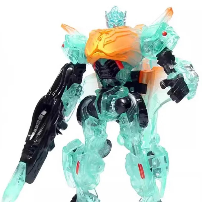 In Stock Transformers 2007 Movie Japan C3 Limited Transparent Meteorite Optimus Prime Red Spider Transformer Robot Toy Gift