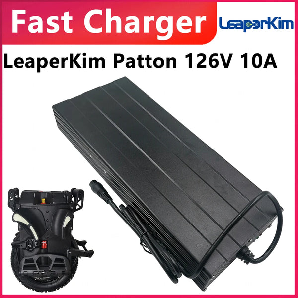 Original LeaperKim Veteran Patton 126V 10AH Fast Charger Electric Unicycle Accessories Patton Quick charger 126V 10AH