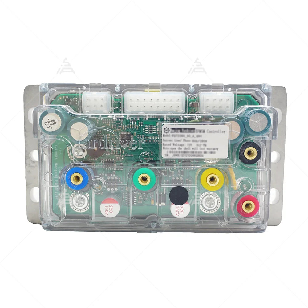 Nanjing Yuanqu 80A/260A Fardriver Controller ND72260-X80  QS MOTOR Controller Transparent Casing for Ebike Electric Motorcycle