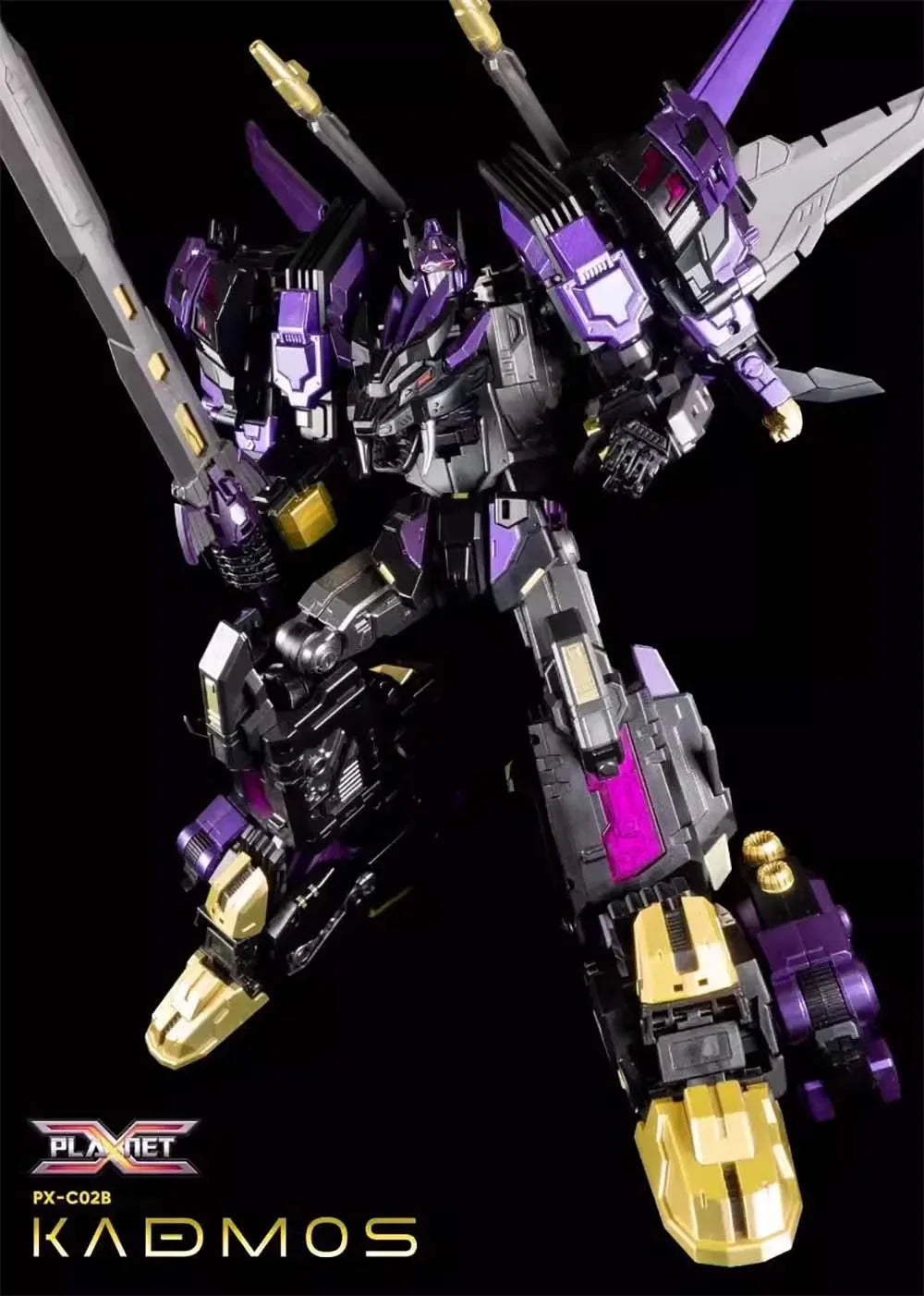 New Transform Robot Toy Planet X PX-C02B Kadmos Star Saber Dark version Action figure toy in stock