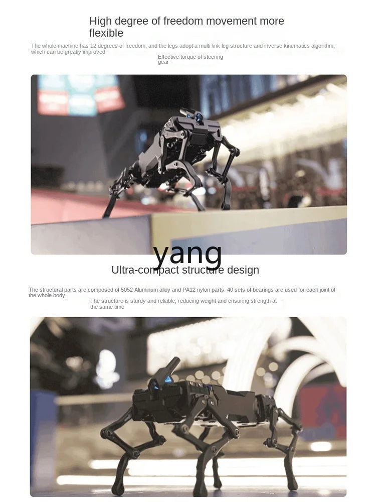 CX AI Artificial Intelligence Robot Programming Mechanical Dog 12 Degrees of Freedom Face Recognition