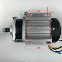 UNITEMOTOR Permanent Magnet DC Gear Electric Motor Brushless 1000W 48V 60V Tricycle Electric Car Mid Central Drive Motor Parts