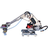 6 Dof Robotic Arm Suction Cup Manipulator with MG996 MG90S Servos  Industrial Robot Arm Model for Arduino Robot DIY Kit STEM Toy