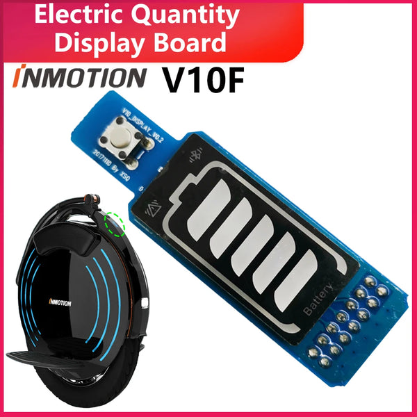 Original INMOTION V10F Electric Unicycle Power Switch Electric Quantity Display Board  Unicycle Accessories