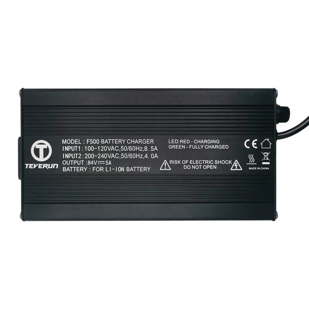 Original TEVERUN Fighter Plus 84V 5A Fast Charger 3-Pin Suit For Supreme 72V 5A Cannon head Fast Charger E-Scooter Parts