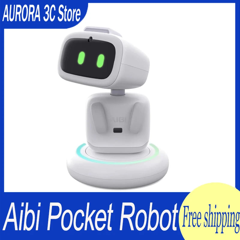 Aibi Pocket Robot Pet Toy Companion Interaction Emotional Chat