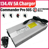 EXTREME BULL Commander Pro 50S 134.4V 5A Original Charger Commander Pro 50S 134.4V 5A Charger 4 Holes Official Accessories