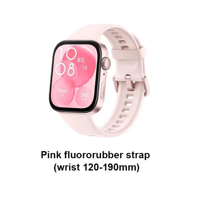 The Huawei Smart Fitness Watch WATCH FIT 3 has Bluetooth calling, health management, and NFC functionality