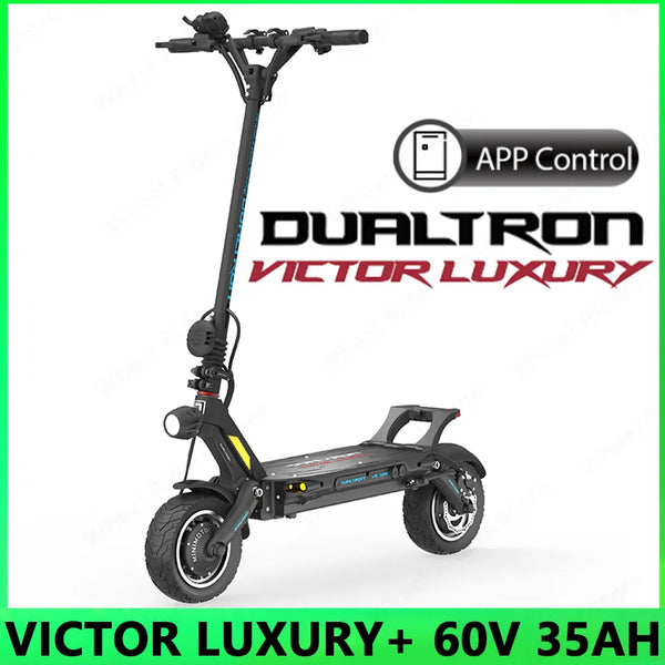 NEWEST DUALTRON VICTOR LUXURY PLUS 60V 35AH Electric Scooter Minimotors Motor MAX 4300W Hydraulic Brake 10inch Tire
