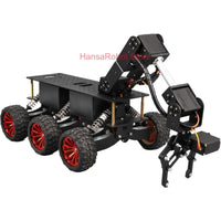 6WD PS2 Model Airplane Remote Control Off-road Shock Absorber Robot Car Robotic Arm Intelligent Car Chassis For Arduino