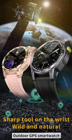 Gaines NX18 Pro Smart Watch Amoled Screen Men Outdoor GPS Sports Tracke Compass Bluetooth Call 400mAh Long Standby Smartwatch