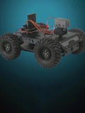 4WD RC Tank Ps2 Wireless VIdeo 12V DC Motor Trolley Support 4G Off-Road Car for C++ Robot DIY Kit VScode Programmable Robot Car